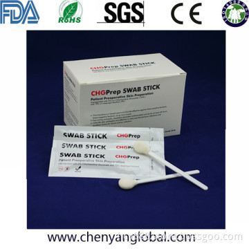 70% Isopropyl Alcohol (ipa) and 2% Chlorhexidine (chg) Antiseptic Swab Sticks Suitable for Professional and Hospital